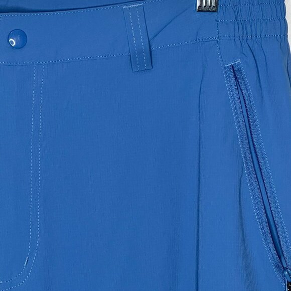 Mens Outdoor Cargo Shorts 36 Blue Quick-Dry Nylon-Spandex Stretch 2XL - Picture 9 of 10